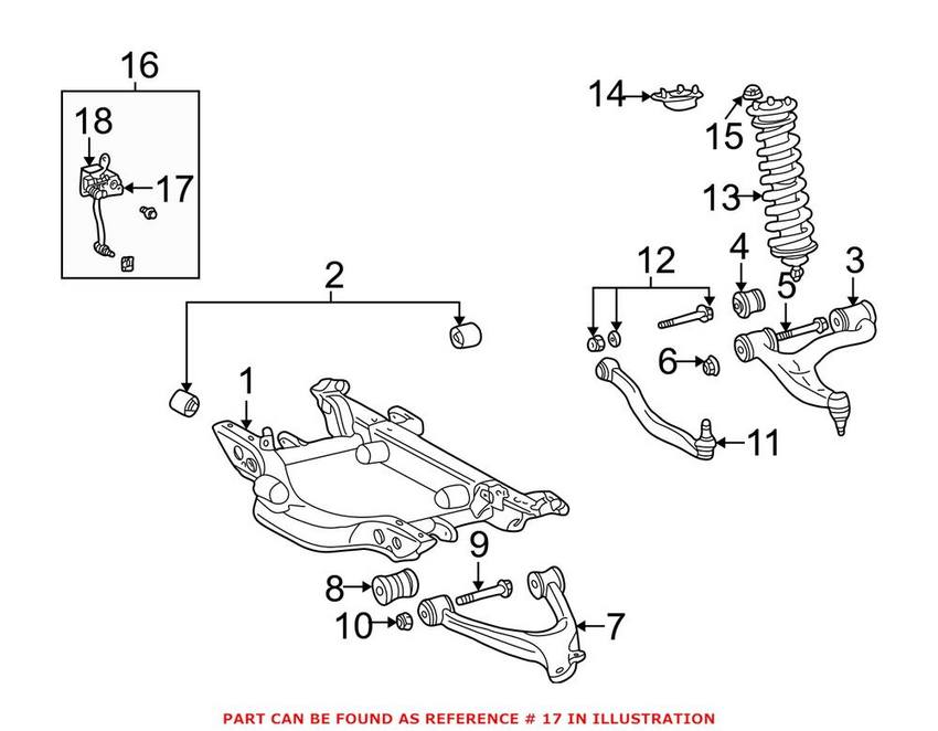 Mercedes Headlight Level Sensor 0105427717